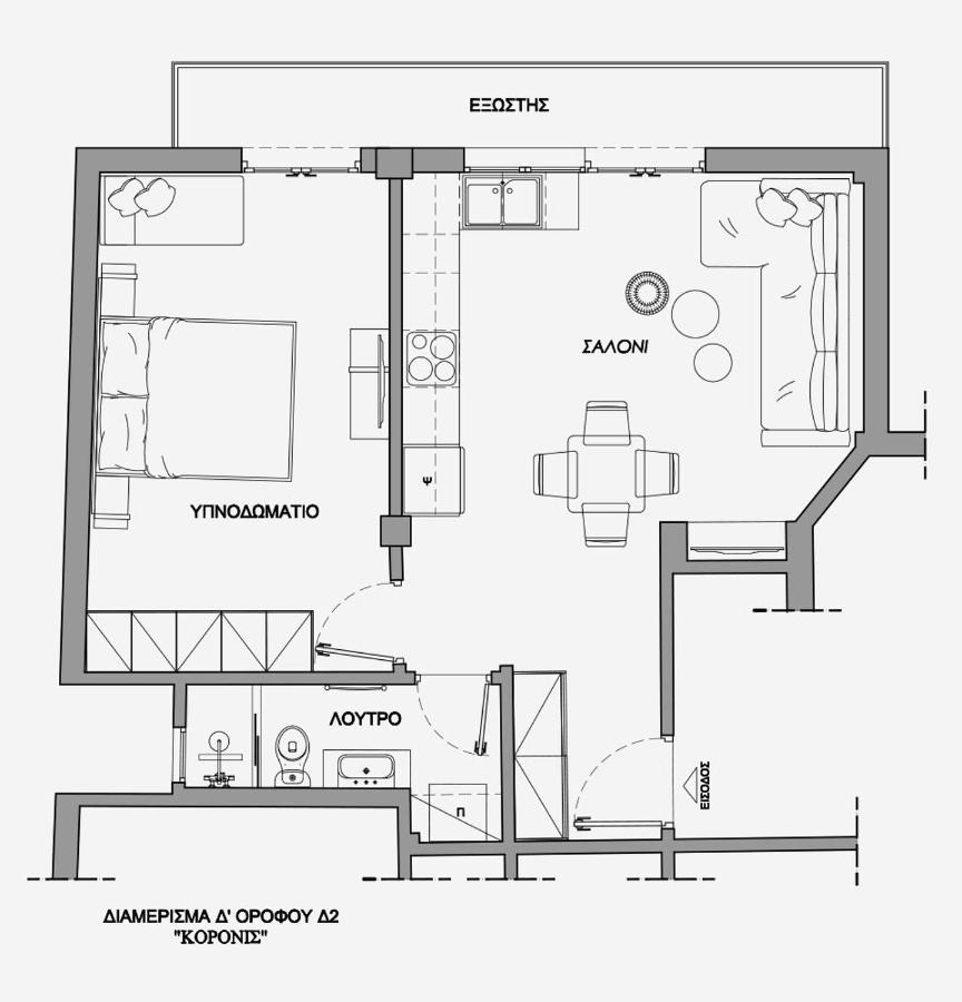 La Larissa Luxury Apartments Koronis Exterior photo